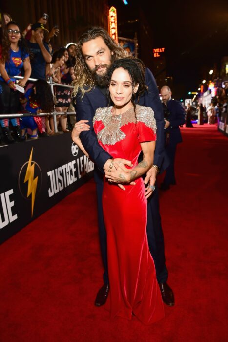 Jason Momoa y Lisa Bonet premiere Justice League