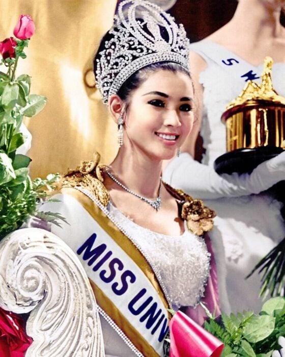 imagen de Aspara la Tailandesa que fue Miss Universo en 1965