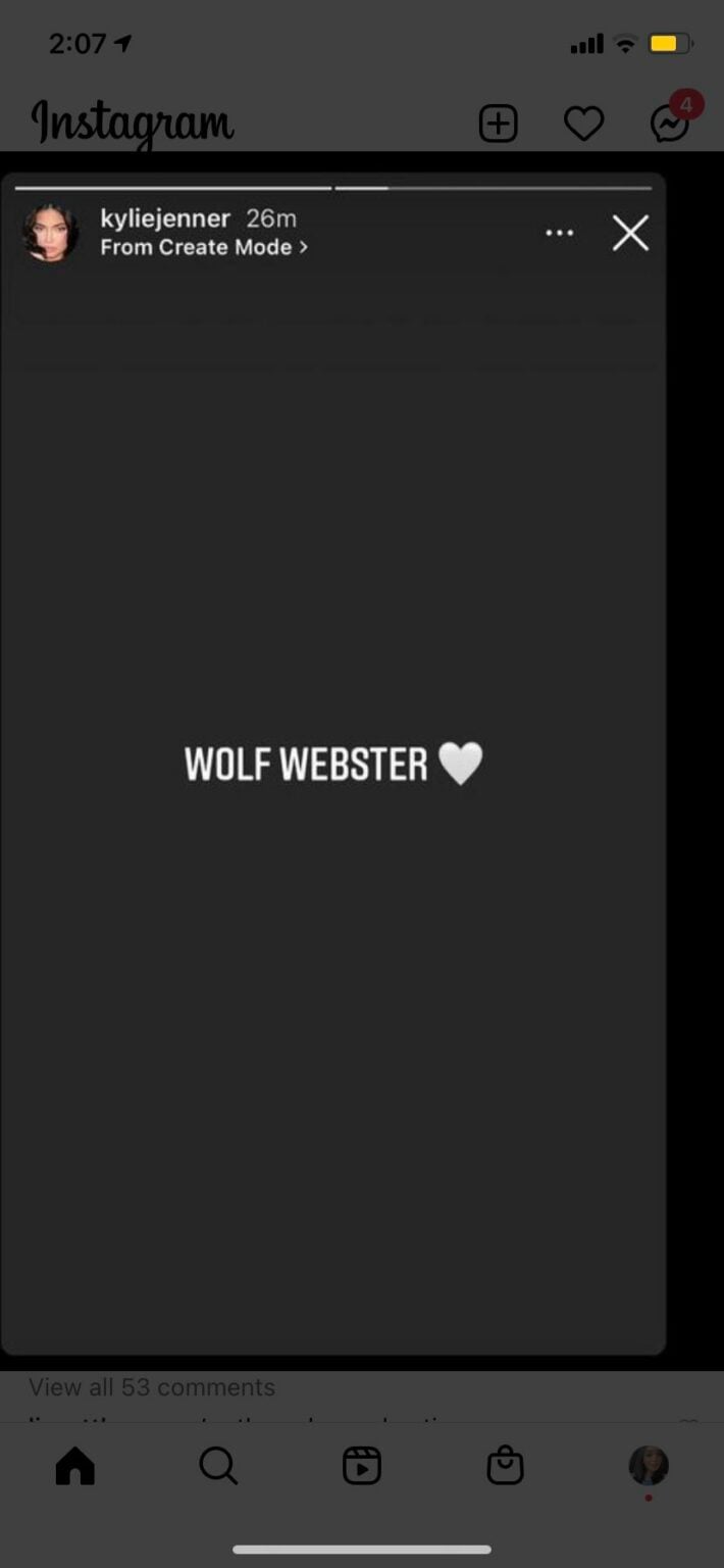 Wolf Your Son Is Called A Wolf Kylie Jenner Revealed The Name Of Her 