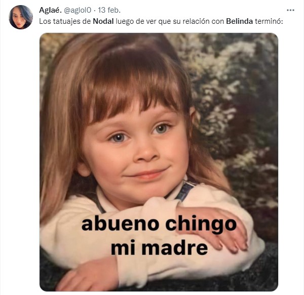 Memes of the breakup between Belinda and Christian Nodal