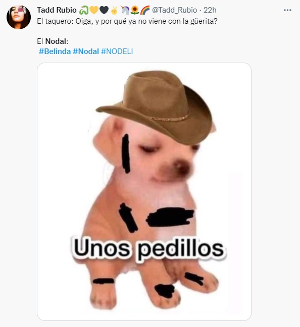 Memes of the breakup between Belinda and Christian Nodal