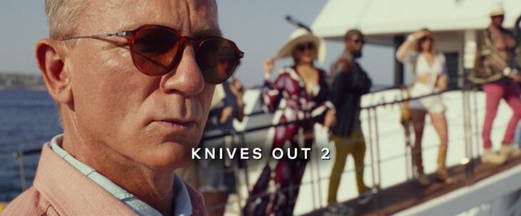 Captura de pantalla de una escena de la película Knives Out 2