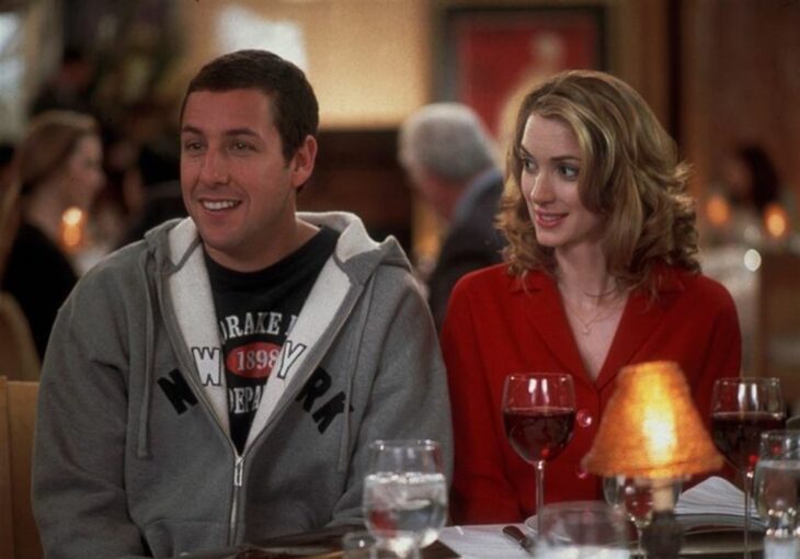 Adam Sandler y Winona Ryder en La herencia del Sr. Deeds