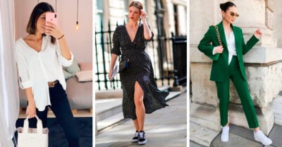 15 Outfits para que todos digan qué bien se ve la licenciada con traje y tenis