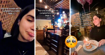 Sus amigos la dejaron plantada en su cumpleaños y los meseros lo celebraron con ella