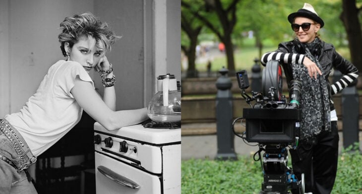 Fotografías de Madonna de joven vs en la actualidad
