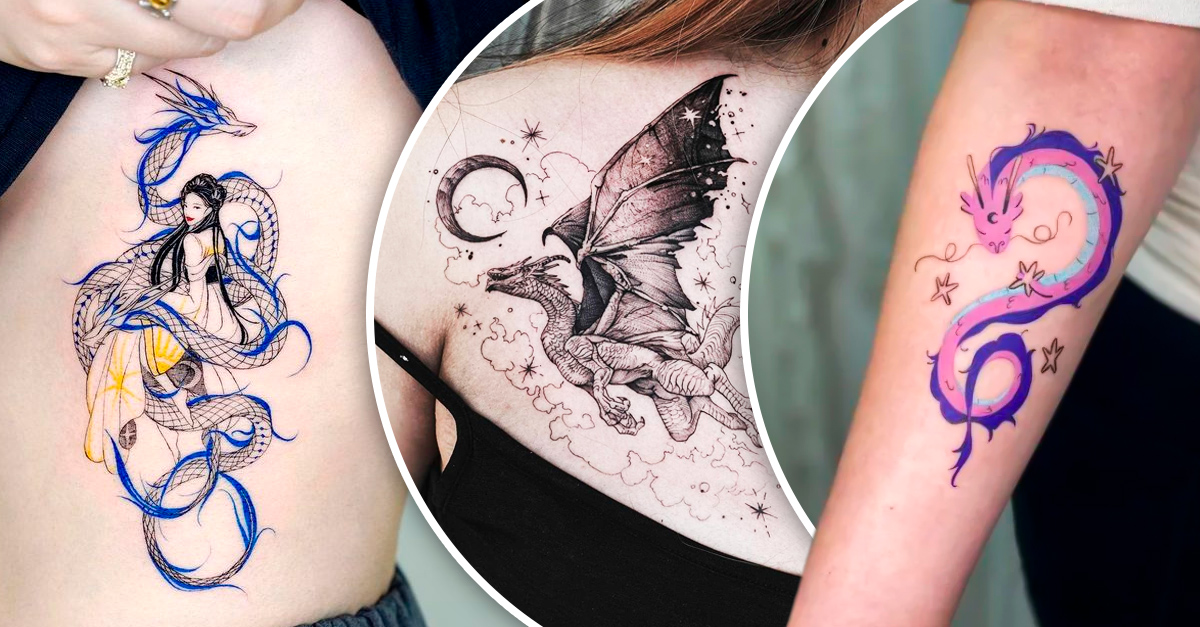 Top 48+ tatuajes de dragones