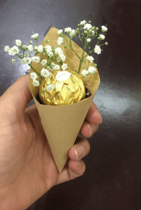 Mini bouquet for Valentine's Day