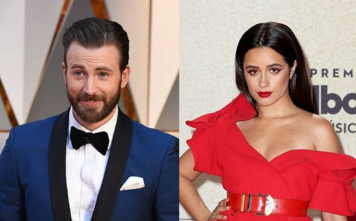 Comparativa de Chris Evans y Camila Cabello