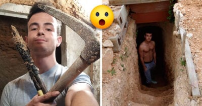 Berinchudo nivel: hizo su cueva en el jardín porque discutió con sus padres
