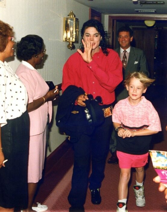 Macaulay Culkin y Michael Jackson