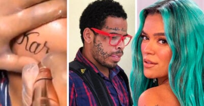 Mientras Anuel se borra su tatuaje, un fan de Karol G se tatúa su nombre en el rostro
