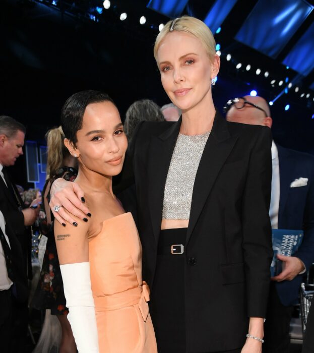 Zoe Kravitz and Charlize Theron