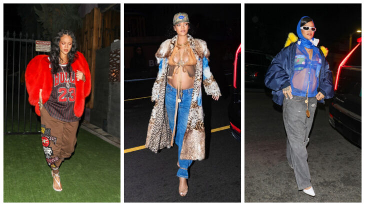 outfits de maternidad de rihanna