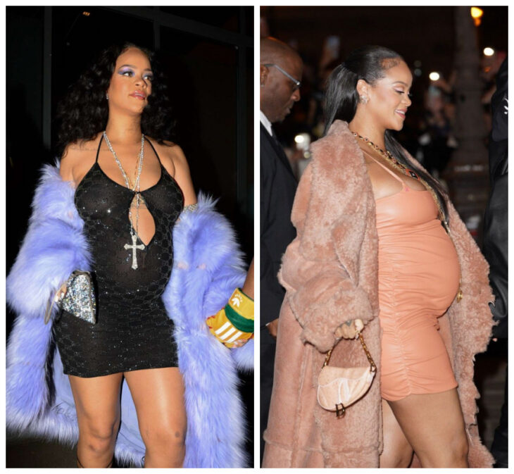 outfits de maternidad de rihanna