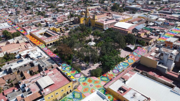 Cielo tejido adornando Jalisco