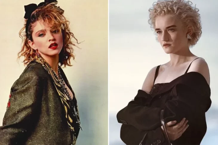 Comparativa de Madonna con Julia Garner