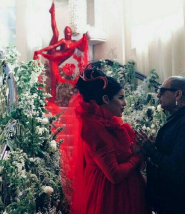 Kat Von D el día de su boda con Rafael Reyes