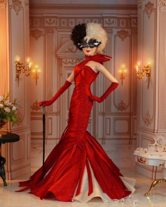 Cruella; Artist recreates Disney scenes with Barbies