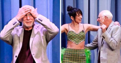 ¡Por fin se conocieron! Dua Lipa sorprendió a Papa Richy, el abuelito de 80 años que es su fan