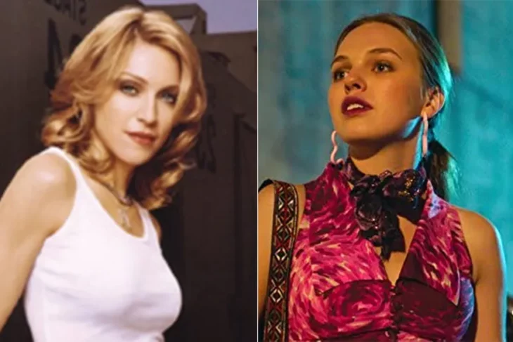Comparativa de Madonna con Odessa Young