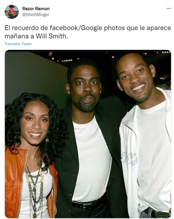 Meme del momento entre Will Smith y Chris Rock