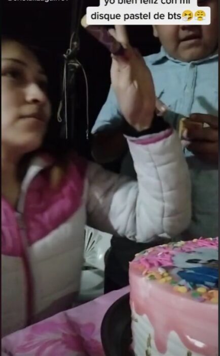 captura de pantalla de un video en TikTok