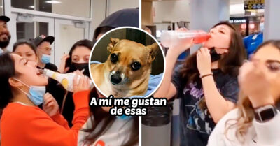 ¡Sería un desperdicio! Chicas regalan vodka en el aeropuerto porque lo tenían que tirar