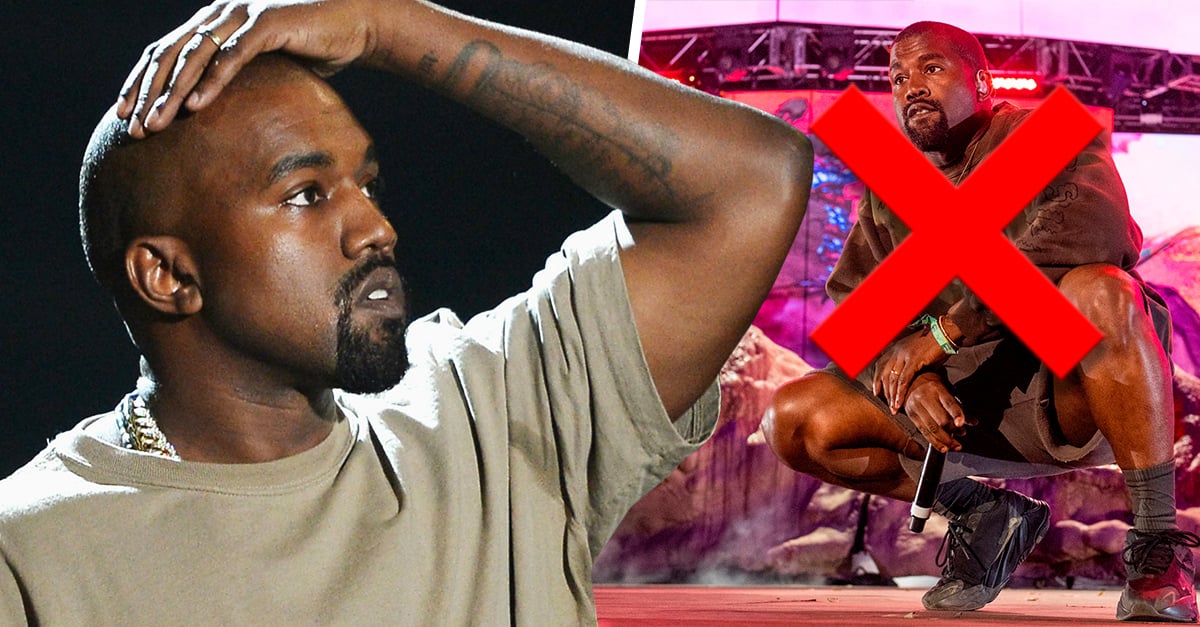 It stayed!  First the Grammys… and now they want Coachella to cancel Kanye West