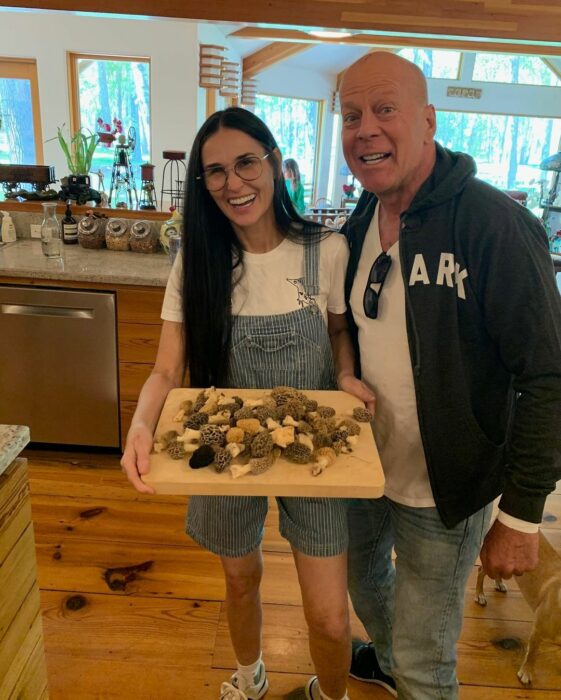 Photo of Demi Moore with her ex-husband Bruce Willis