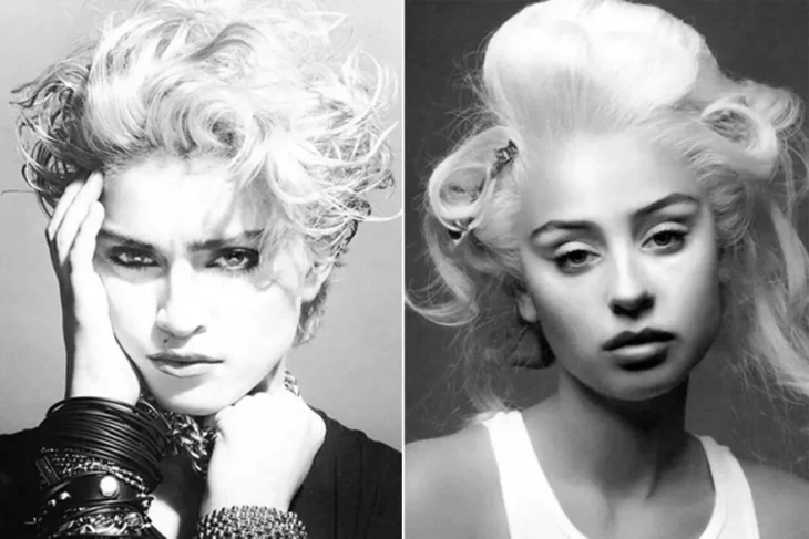Comparativa de Madonna con Alexa Demie