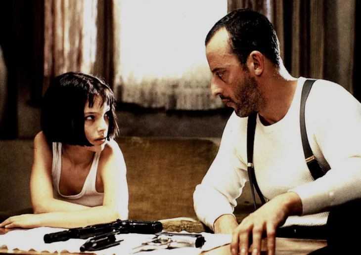 Natalie Portman y Jean Reno en El perfecto asesino