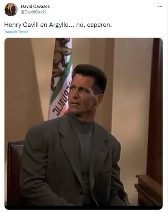 Meme; Henry Cavill aparece irreconocible en la película 'Argylle' y Twitter ya reaccionó