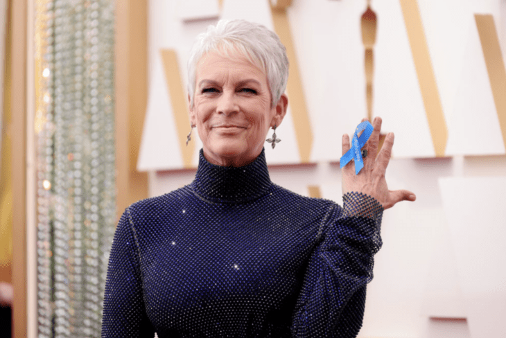 Jamie Lee Curtis en la gala de los premios Oscar 2022