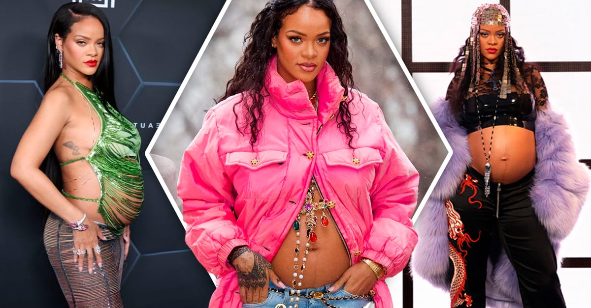 Los outfits de Rihanna redefinen el estilo de maternidad