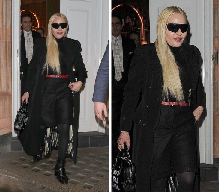 Fotografías de Madonna saliendo de un restaurante en Londres 