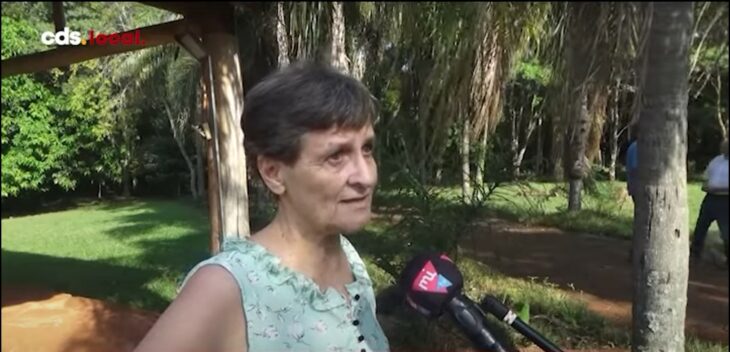 Silvia Kruge, retired teacher who will give free classes to children in Paraguay