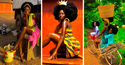 Miss Ghana, la reina de belleza que abandonó sus lujos para trabajar en su aldea
