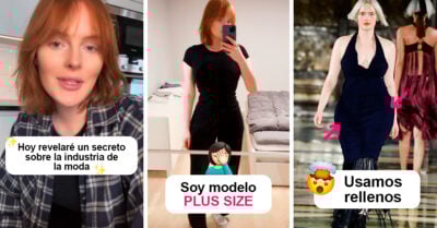 Modelo expone secretos de las marcas: usan modelos con relleno para la ropa ‘plus size’