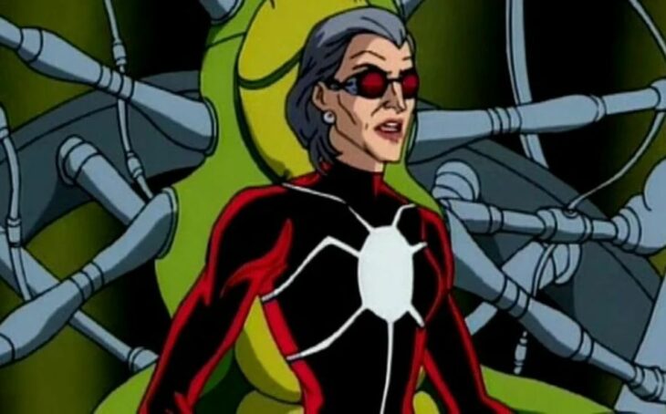 Personaje de caricatura de Madame Web