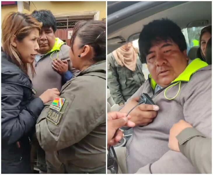 Hombre ebrio; UN TIPO EN BOLIVIA DICE SER DE UCRANIA PARA EVITAR MULTA DE TRÁNSITO