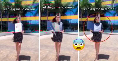 ¡Y se marchó! Presumió su título universitario hasta que el viento se lo llevó lejos