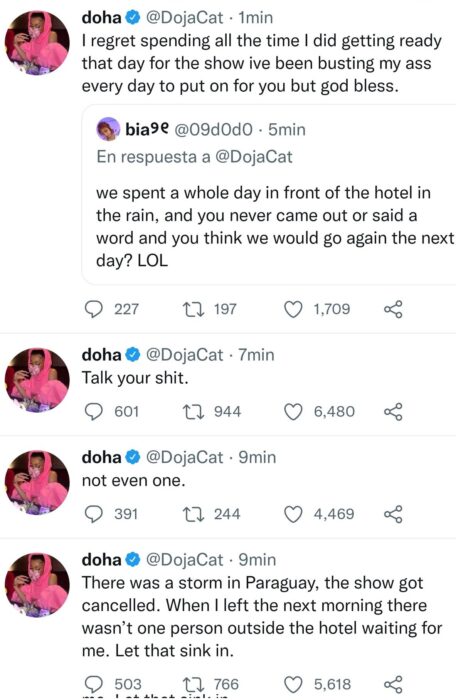 Doja Cat Tweets 