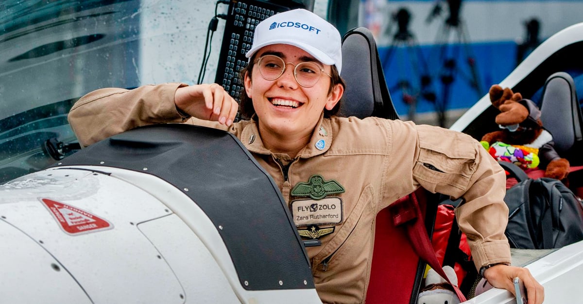 Zara Rutherford, la joven que le dio la vuelta al mundo