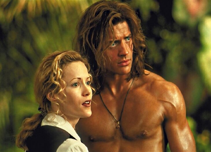 Leslie Mann y Brendan Fraser en George de la Selva