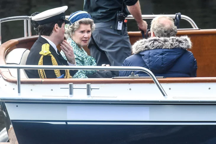 The Crown filming