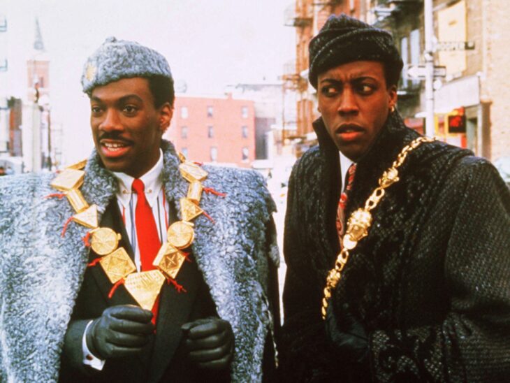 Eddie Murphy y Arsenio Hall en Un príncipe en Nueva York