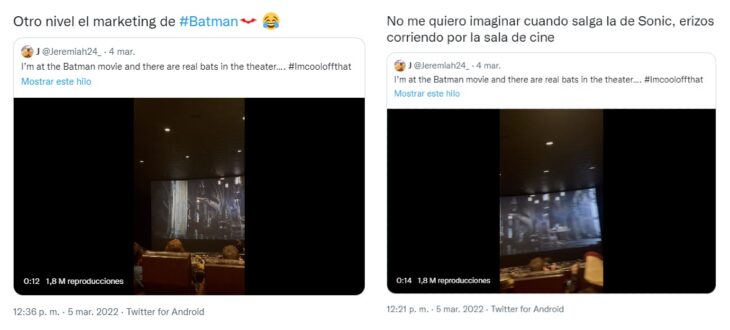 capturas de twitter de las reacciones de la gente