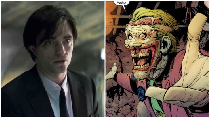 Robert Pattinson en The Batman/El Joker del cómic