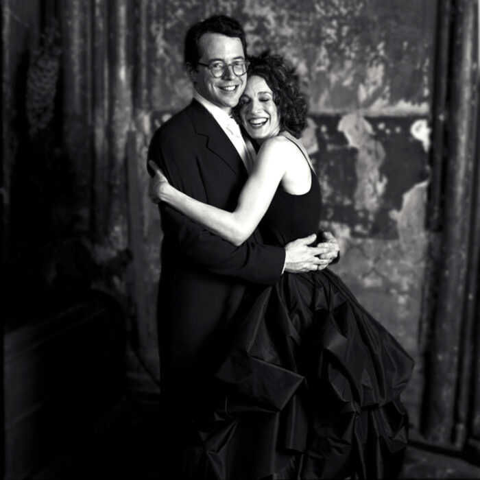 Matthew Broderick y Sarah Jessica Parker el día de su boda